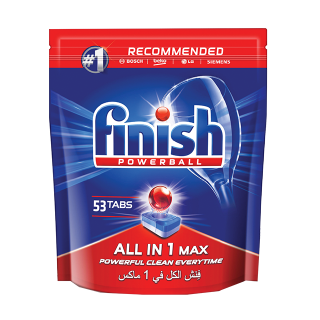 Buy Finish All In 1 Max Power Clean Everytime - 53 count in Saudi Arabia