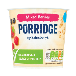 Buy Sainsbury's Mixed Berries Porridge - 57G in Saudi Arabia