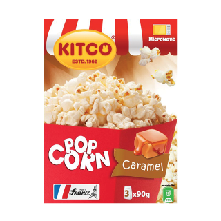 Buy Kitco Microwave Popcorn Caramel - 3×90G in Saudi Arabia