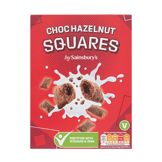 Buy Sainsbury's Choco Hazelnut Squares - 375G in Saudi Arabia