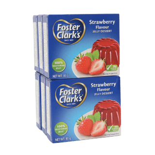 Buy Foster Clark's Strawberry Jelly - 6×85G in Saudi Arabia