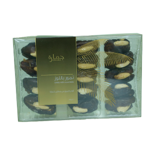 Buy Jomara Khidri Date With Almonds - 200G in Saudi Arabia