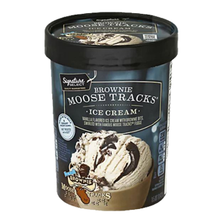 Buy Safeway Brownie Moose Tracks Ice Cream - 1.4L in Saudi Arabia