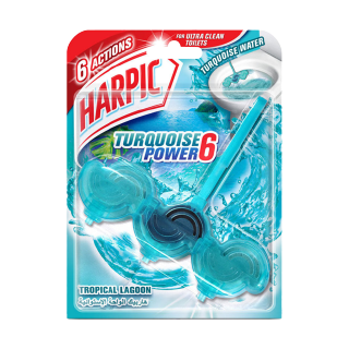 Buy Harpic Toilet Block Fresh Power Tropical Lagoon - 35G in Saudi Arabia