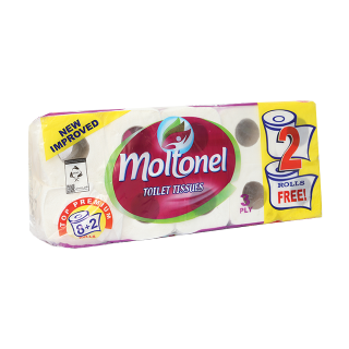 Buy Moltonel Toilet Paper - 10 × 170 count in Saudi Arabia