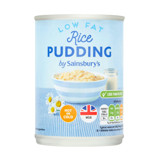 Buy Sainsbury's Low Fat Rice Pudding - 400G in Saudi Arabia