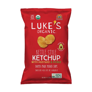 Buy Lukes Kettle  Ketchup With Mustard Chips - 113G in Saudi Arabia