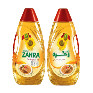 Buy Abu Zahra Sunflower oil - 2X1.8L in Saudi Arabia