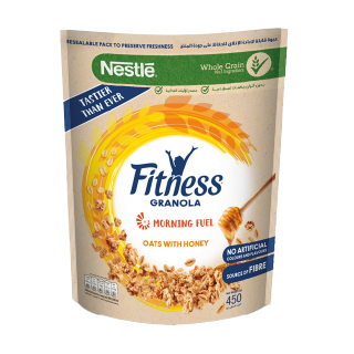 Buy Nestle Fitness Granola Honey Cereal - 450G in Saudi Arabia