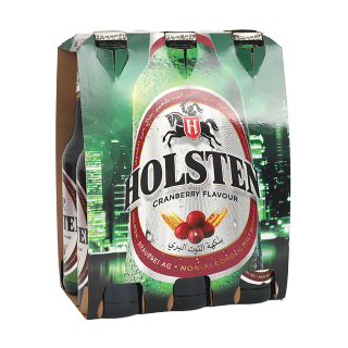 Buy Holsten Malt Beverage Cranberry Flavor - 6×330Ml in Saudi Arabia