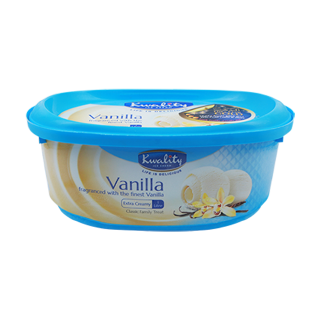 Buy Kwality Ice Cream Vanilla - 1L in Saudi Arabia