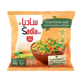 Buy Sadia Mixed Vegetables with Corn - 450G in Saudi Arabia