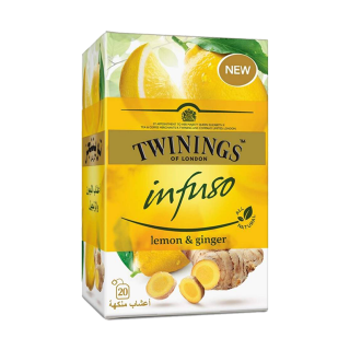 اشتري توينينجز أكياس شاي بالليمون والزنجبيل - 20 حبة في السعودية