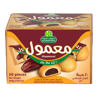 Buy Halwani Brothers Baby Mamoul With Date - 200G in Saudi Arabia