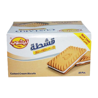 Buy Teashop Custard Cream Biscuit - 25G in Saudi Arabia