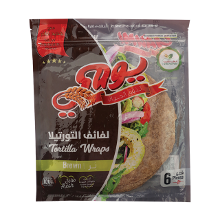 Buy Yaumi Fresh Brown Tortilla - 240G in Saudi Arabia