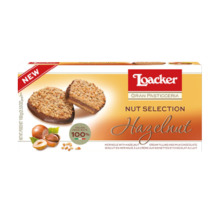 Buy Loacker Biscuit Nut Selection Hazelnut - 100G in Saudi Arabia