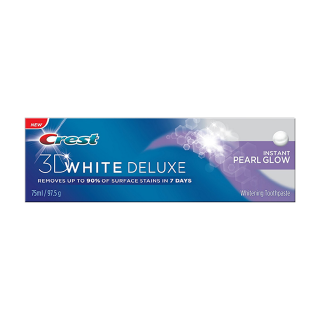 Buy Crest 3d White Deluxe Instant Pearl Glow Toothpaste - 75Ml in Saudi Arabia