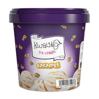 Buy Kwality Caramel Ice Cream - 1L in Saudi Arabia