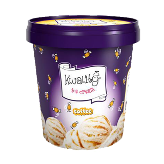 Buy Kwality Ice Cream Toffee - 1L in Saudi Arabia