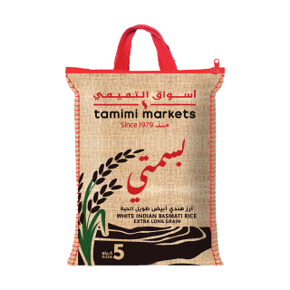 Buy Tamimi Markets Since 1979 Long Grain Basmati Rice - 5Kg in Saudi Arabia