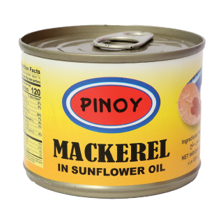 Buy Pinoy Mackerel in Sunflower Oil -  200G in Saudi Arabia