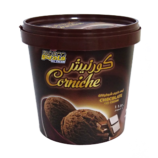 Buy Fadeco Corniche Chocolate Ice Cream - 1L in Saudi Arabia