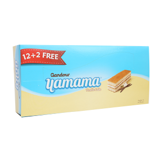 Buy Yamama Vanilla Cake - 14×23G in Saudi Arabia
