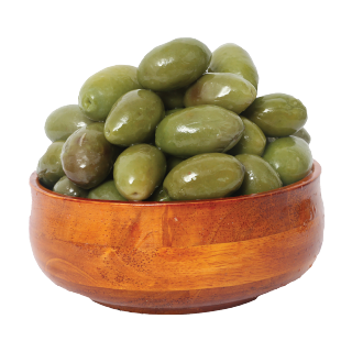 Buy  Jumbo Green Olives Italy - 250 g in Saudi Arabia