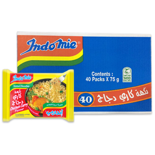 Buy Indomie Chicken Curry Noodles - 40x75G in Saudi Arabia