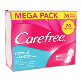 Carefree Acti-Fresh Thin Panty Liners, Extra Long, 93 Count