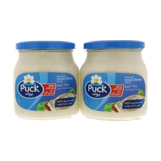 Buy Puck Cream Cheese Jar Low Fat Twin Pack - 2×500G in Saudi Arabia
