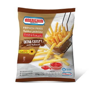 Buy Americana Thin French Fries Extra Crispy - 2500G in Saudi Arabia