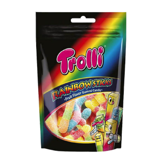 Buy Trolli Rainbow Stick Bags - 80G in Saudi Arabia