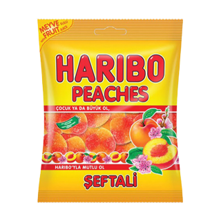 Buy Haribo Peaches candy - 160G in Saudi Arabia