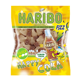 اشتري هاريبو حلوى مطاطية هابي كولا مع الليمون - 160 غرام في السعودية
