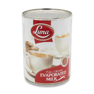 Buy Luna Milk Full Cream Evaporated - 410G in Saudi Arabia