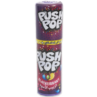 Buy Bazooka Push Pop Candy Blackcurrant Flavour - 20×15G in Saudi Arabia