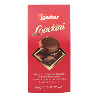 Buy Loacker Loackini Dark Chocolate - 100G in Saudi Arabia