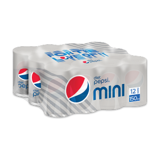 Buy Pepsi Diet Cans - 12×150Ml in Saudi Arabia