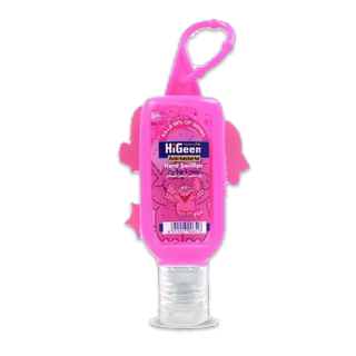 Buy Higeen Hand Sanitizer Filo With Holder Pink Color - 50Ml in Saudi Arabia