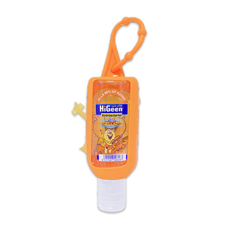 Buy Higeen Hand Santizr Gito With Holder Orange Color - 50Ml in Saudi Arabia