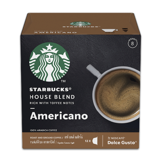 Buy Starbucks Dolce Gusto Medium House Blend Capsules - 12PCS in Saudi Arabia