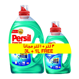 Buy Persil Persil Semi Automatic Concentrated Power Gel 3L + 1L Free -  4L in Saudi Arabia