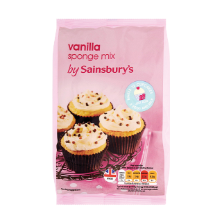 Buy Sainsbury's Vanilla Sponge Cake Mix - 400G in Saudi Arabia