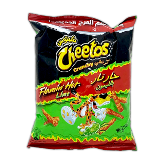 Buy Cheetos Crunchy Flamin Hot Lemon - 12×26G in Saudi Arabia