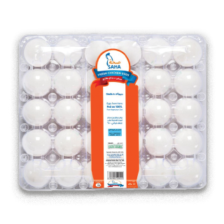 اشتري صحة بيض أبيض طازج حجم متوسط - 30 حبة في السعودية