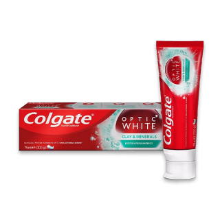 Buy Colgate Toothpaste Optic White Clay - 75Ml in Saudi Arabia