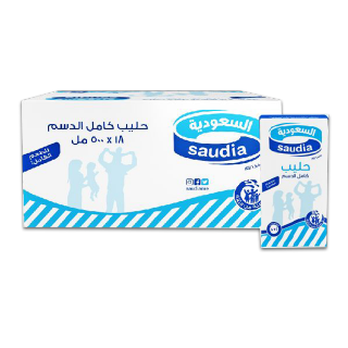 Buy Saudia Milk Whole - 500Ml in Saudi Arabia