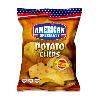 Buy American specialty Potato Chips American Cheese - 170G in Saudi Arabia